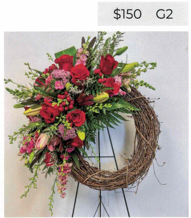 Grapevine Wreaths with Silk Flowers
