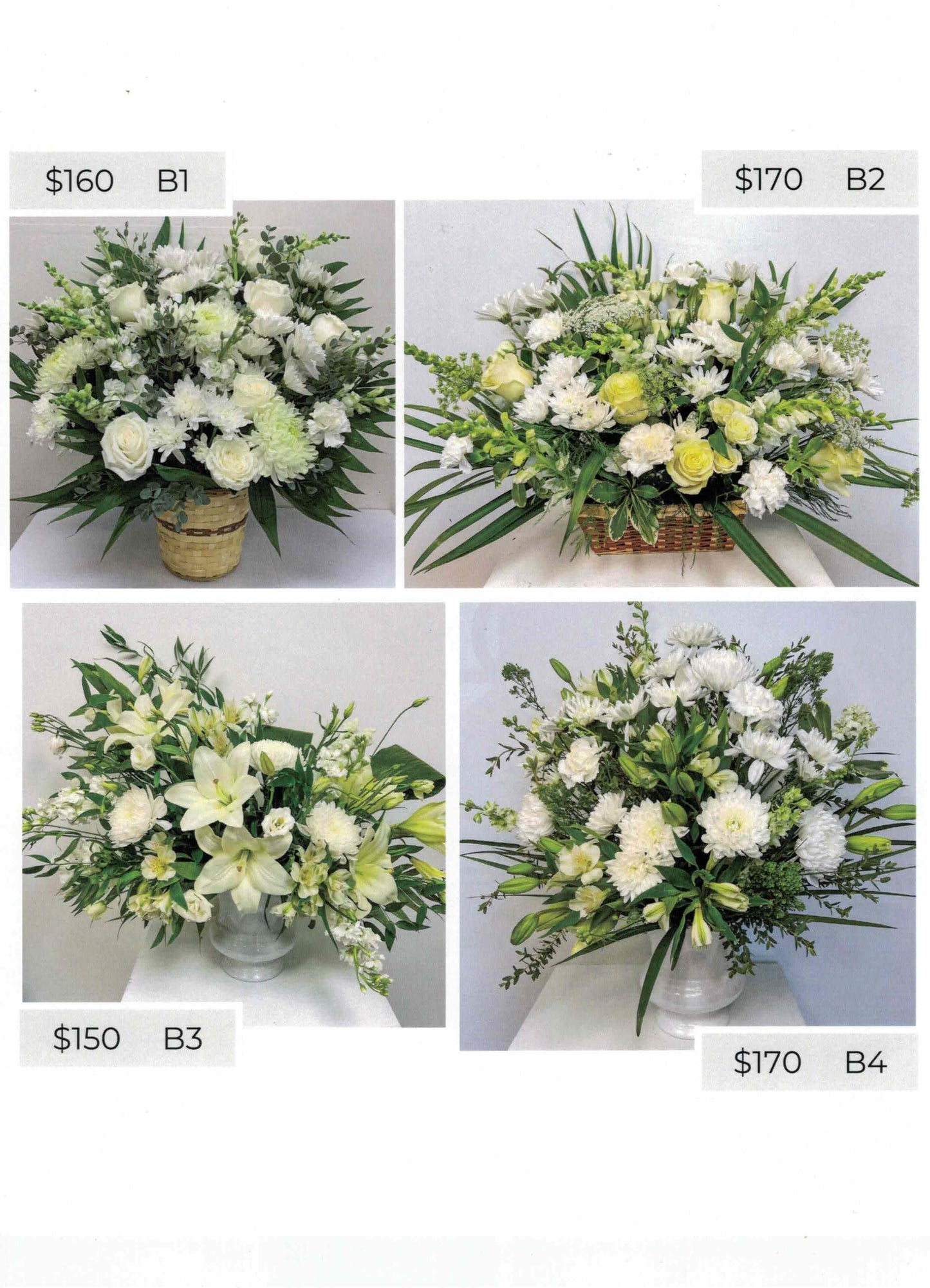 Sympathy Bouquets & Vase Arrangements