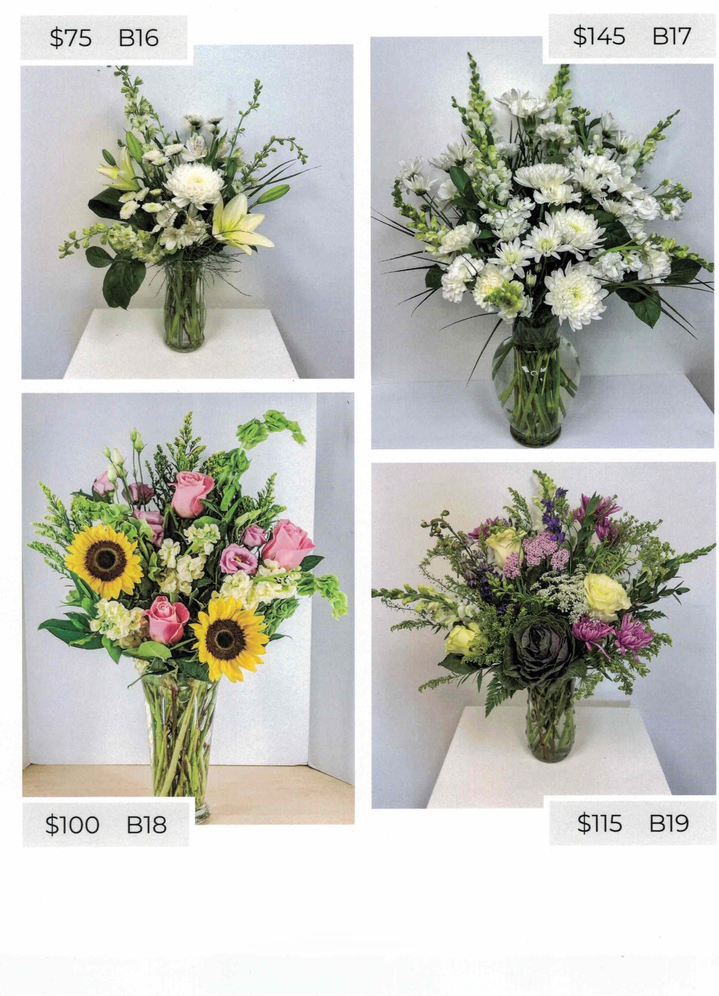 Sympathy Bouquets & Vase Arrangements
