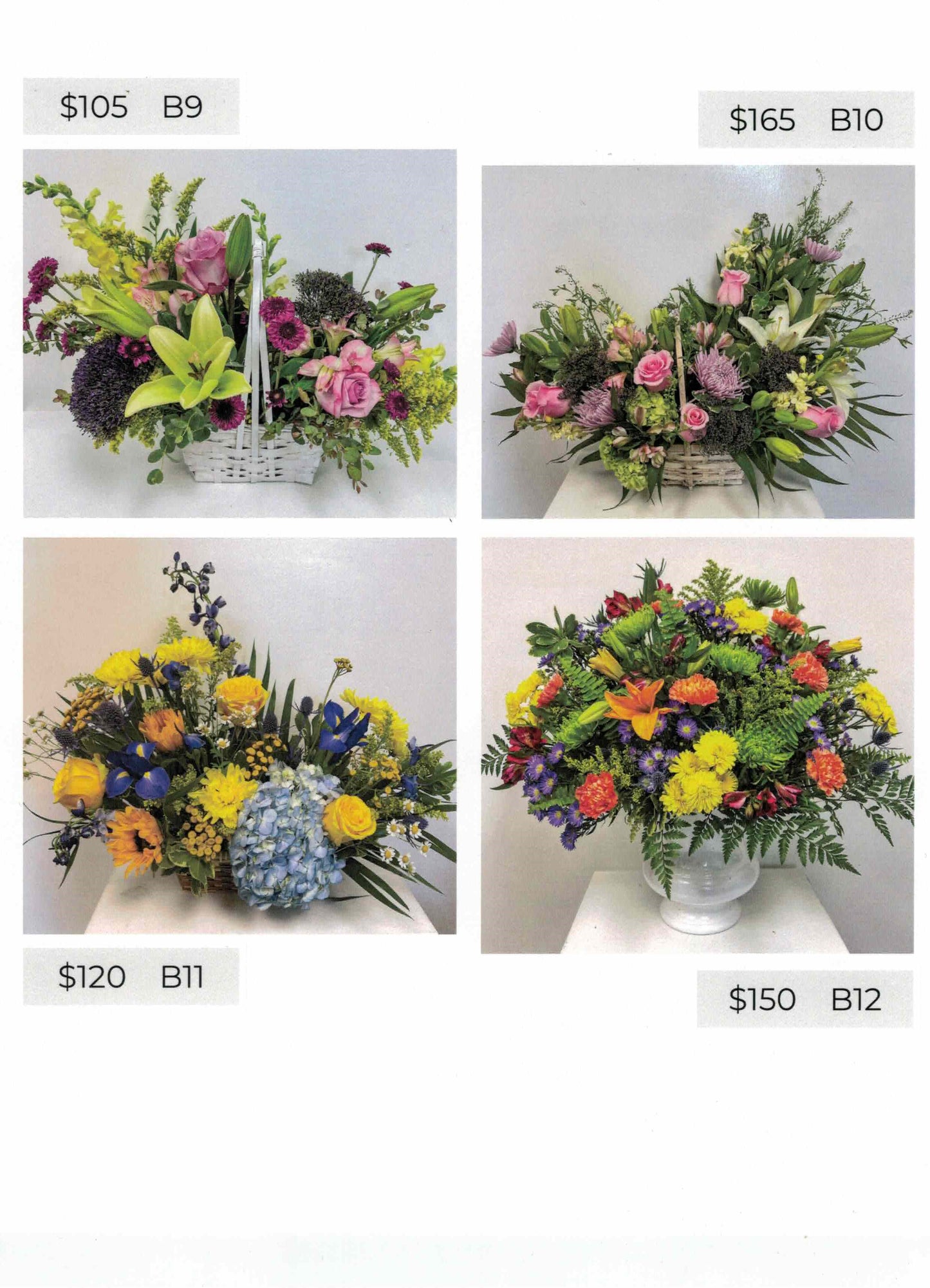 Sympathy Bouquets & Vase Arrangements
