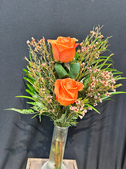 Double Rose Bud Vase