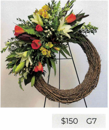 Grapevine Wreaths with Silk Flowers