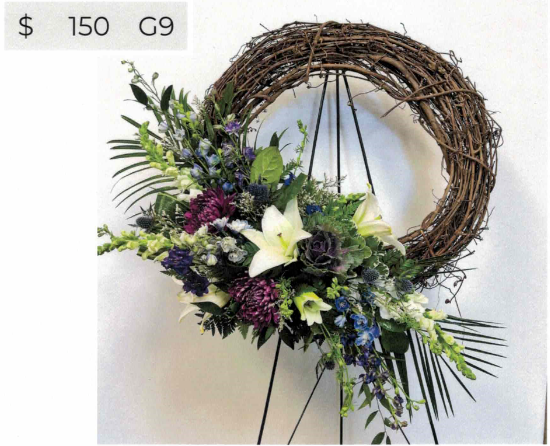 Grapevine Wreaths with Silk Flowers