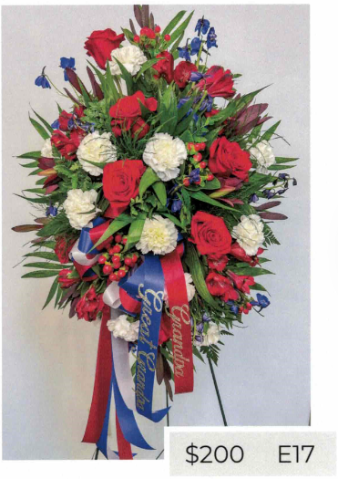 Standing Sprays & Easel Arrangements