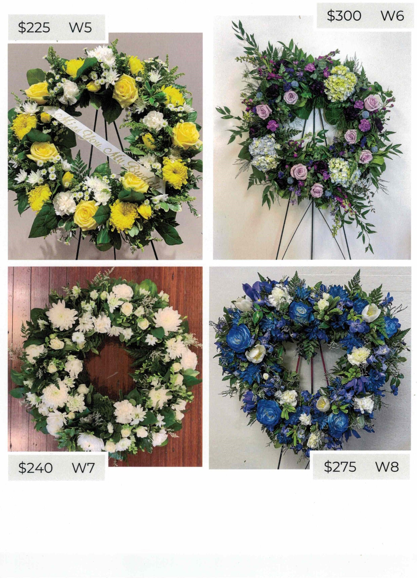 Sympathy Wreaths