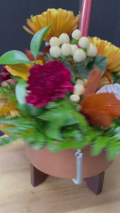 Gobble Glow - Thanksgiving Fresh Centerpiece